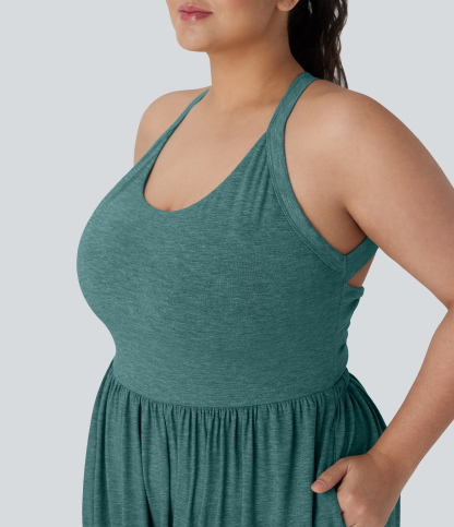 Harem Casual Plus Size Jumpsuit with Pocket-Easy Peezy Edition