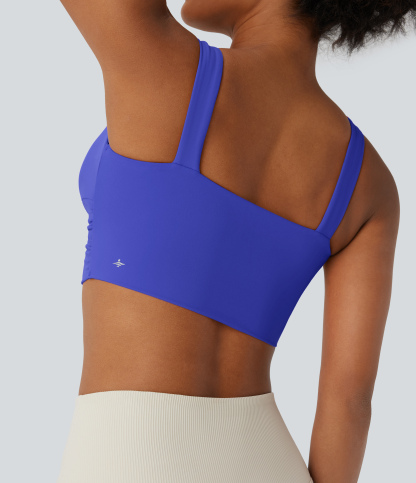 SoftlyZero™ Airy Low Support Cut Out Cool Touch Yoga Sports Bra D-F Cups-UPF50+