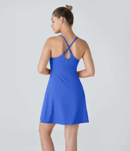 Backless Extended Plush Sports Dress-easy To Wear And Take Off Version
