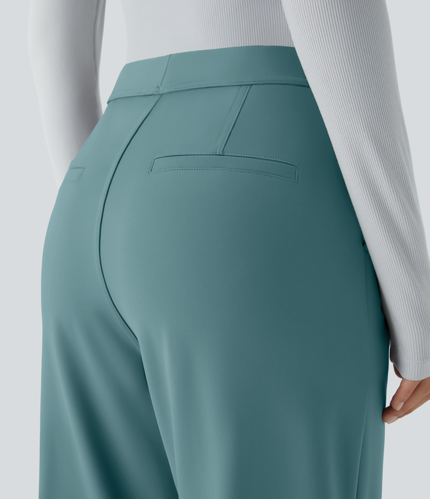 DayStretch High Waisted Pocket Work Flare Pants