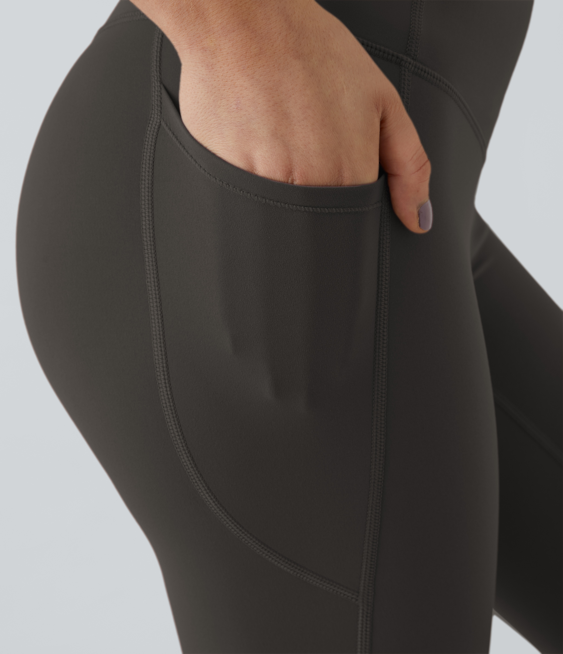 High Waisted Tummy Control Pocket Shaping Training Leggings