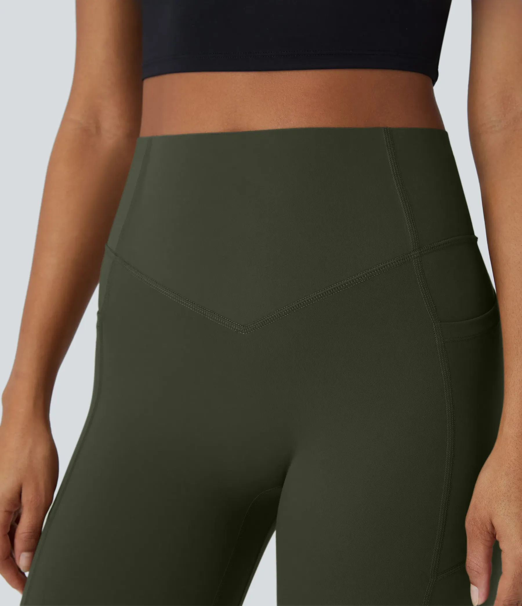 High Waisted Scrunch Butt Lifting Tummy Control Pocket Shaping Training Leggings