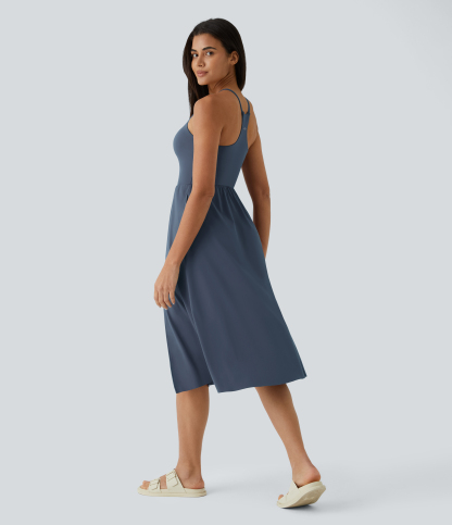 Everyday Midi Chill Dress-La Land