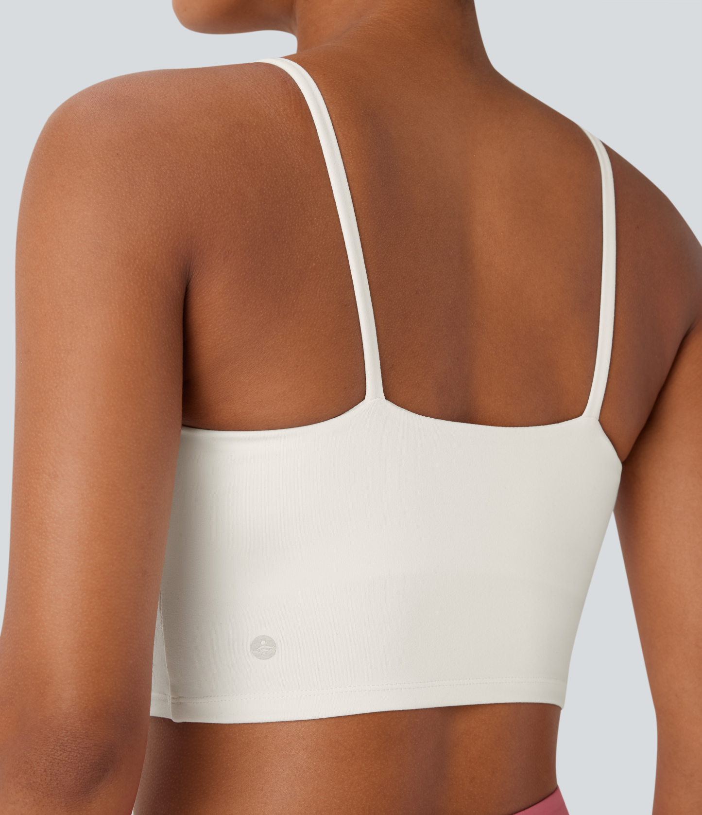 Basic Padded Workout Cropped Low Support Tank Top A-C Cups