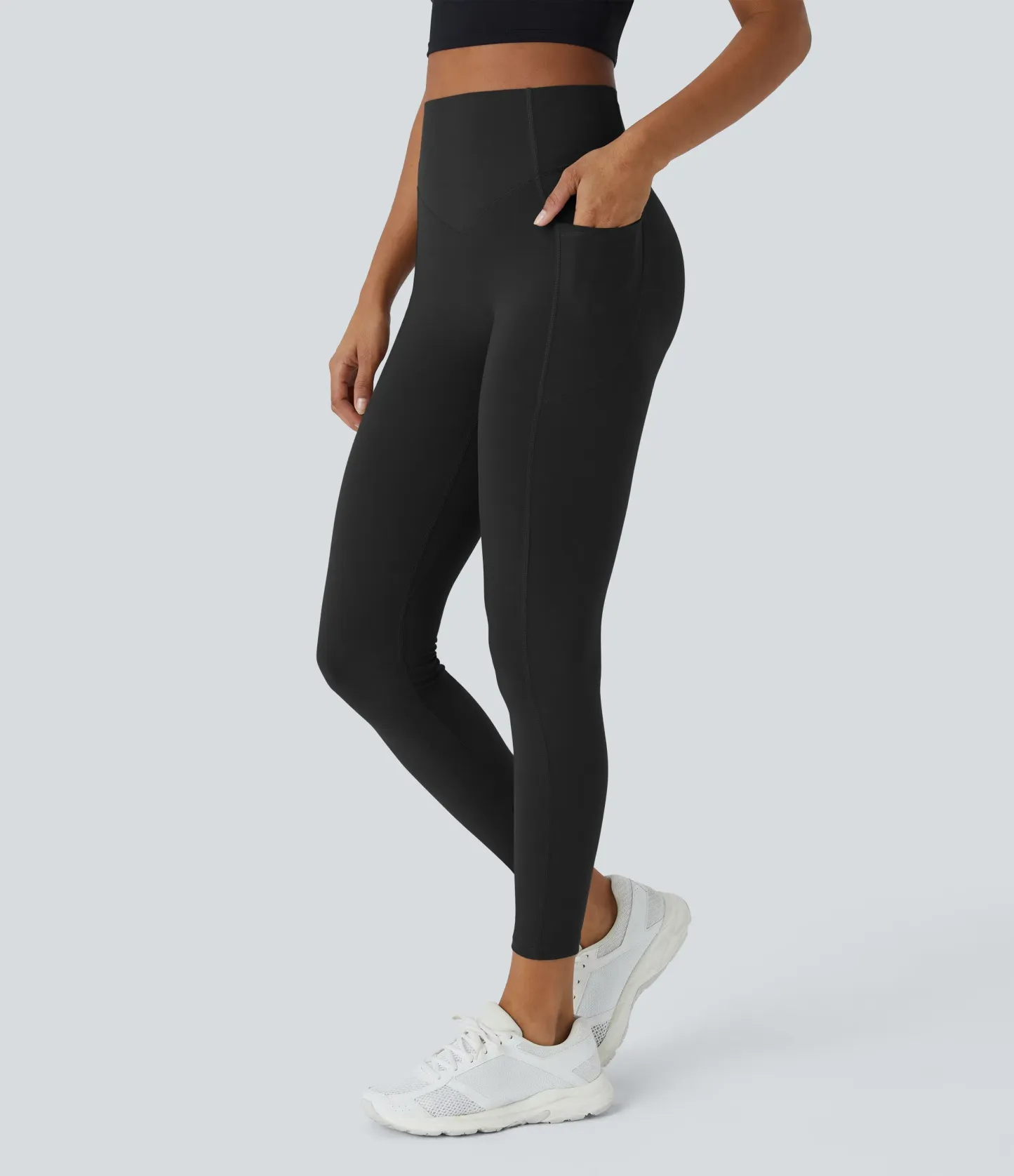 High Waisted Scrunch Butt Lifting Tummy Control Pocket Shaping Training Leggings