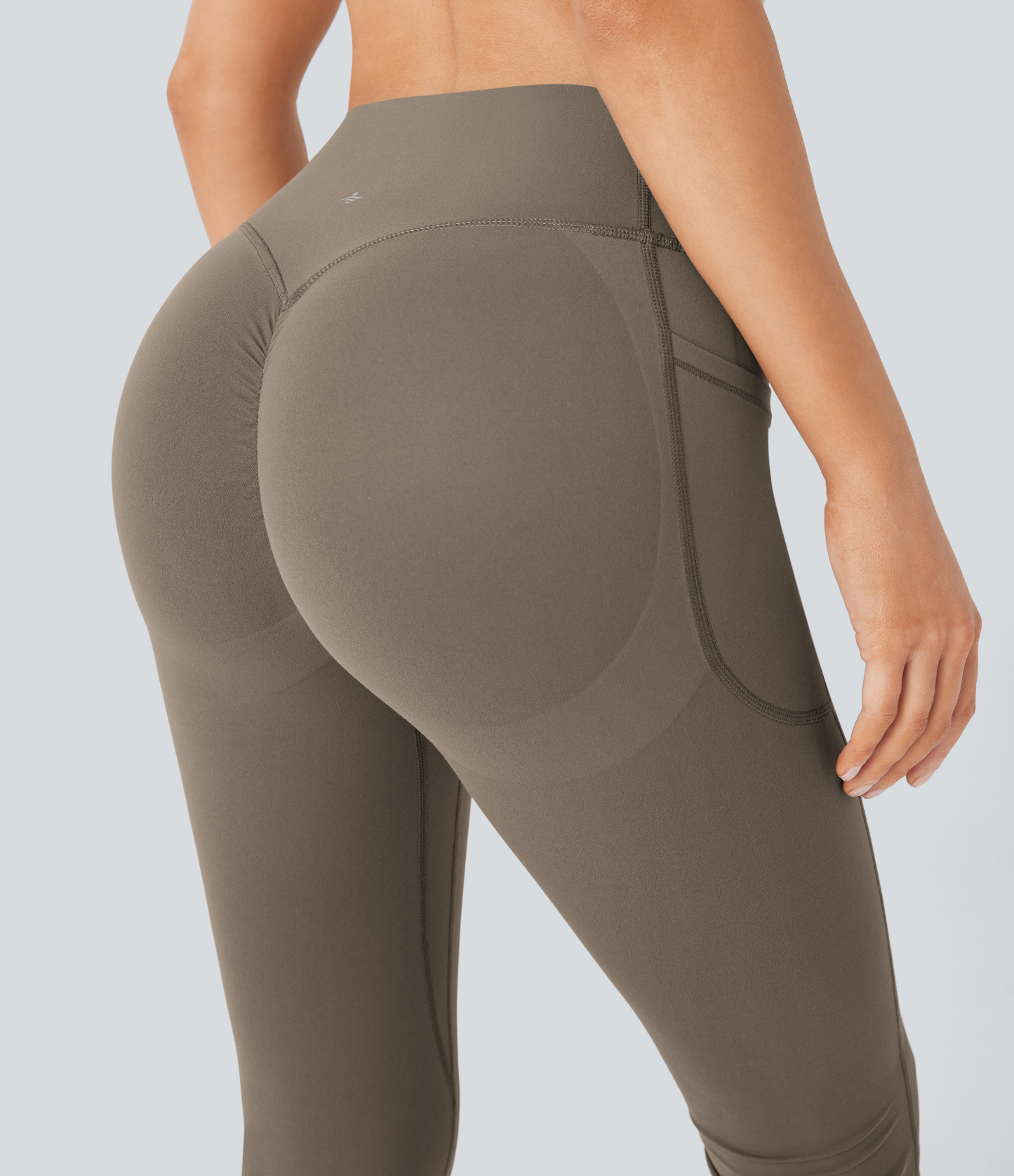 High Waisted Scrunch Butt Lifting Tummy Control Pocket Shaping Yoga Bootcut Leggings