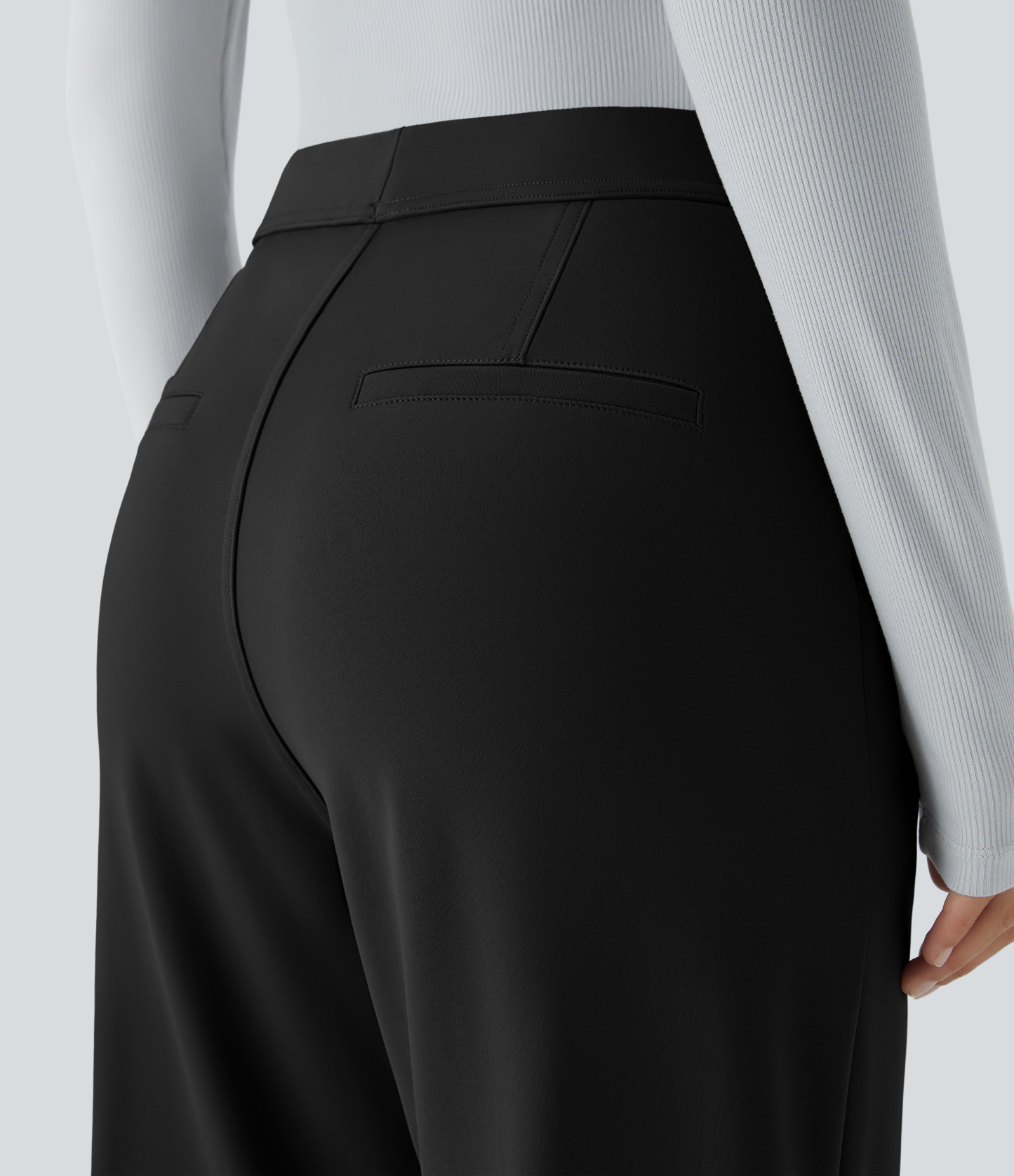 DayStretch High Waisted Pocket Work Flare Pants