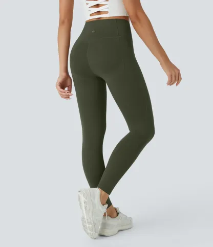 High Waisted Butt Lifting Tummy Control Pocket Shaping Workout Leggings