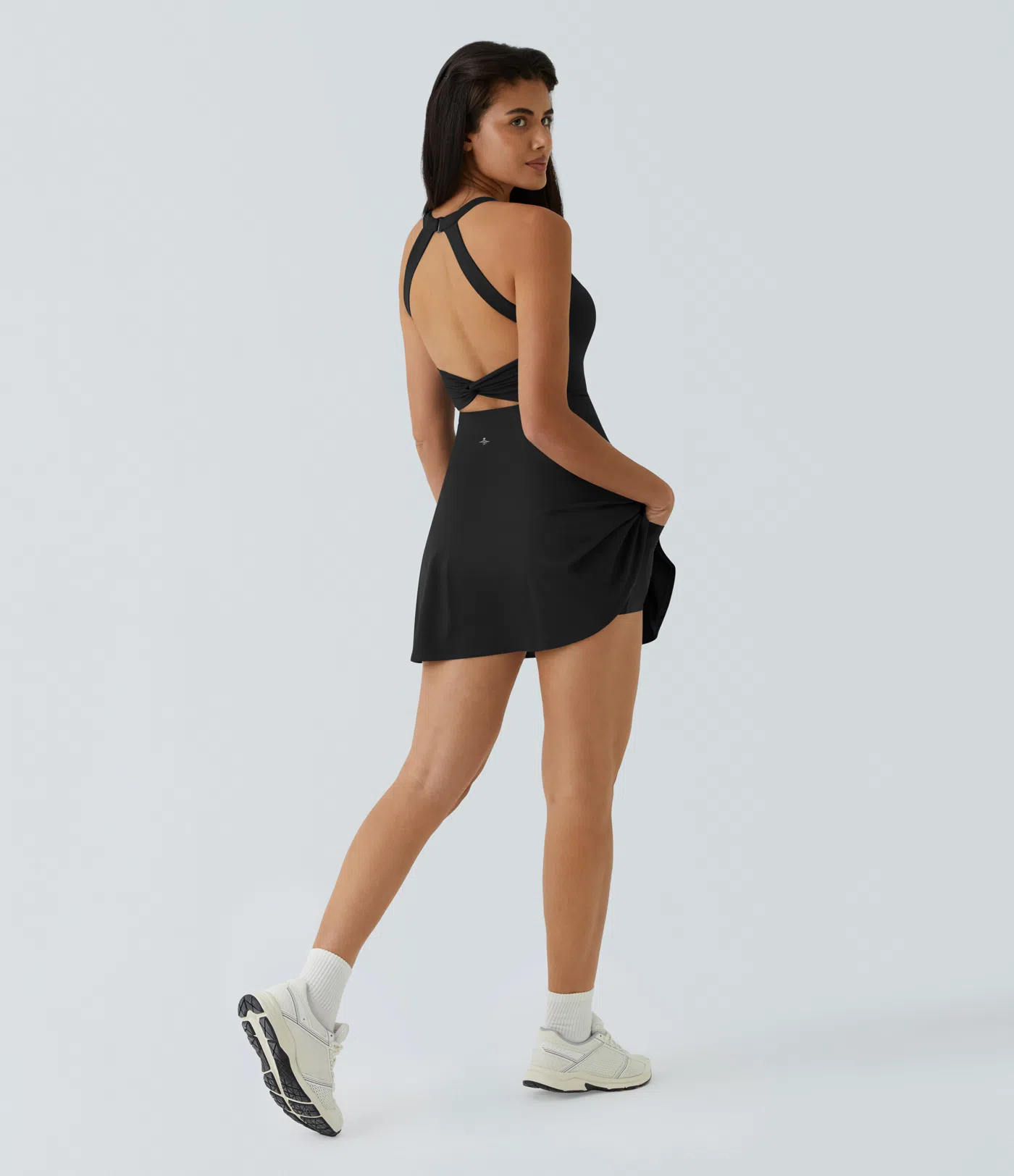 Lightweight Backless Kink Horn Low Support Dance Sports Dress-extended-easy To Put On And Take Off Version Of The A- C Cup