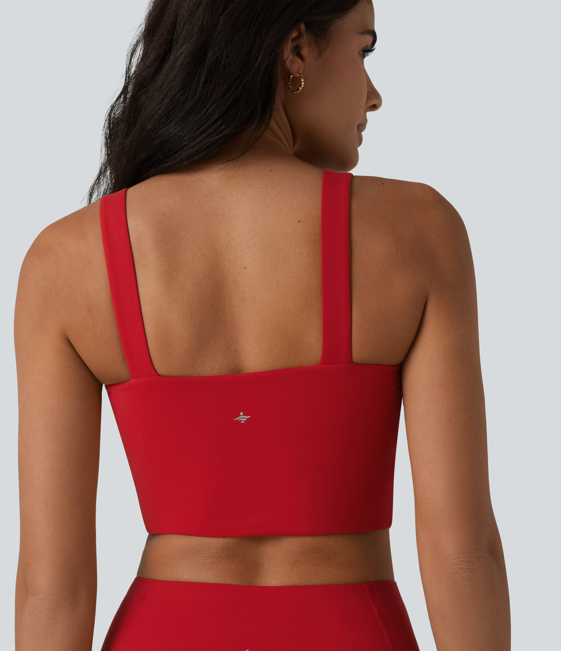 Low Support Push-Up Yoga Sports Bra D-F Cups