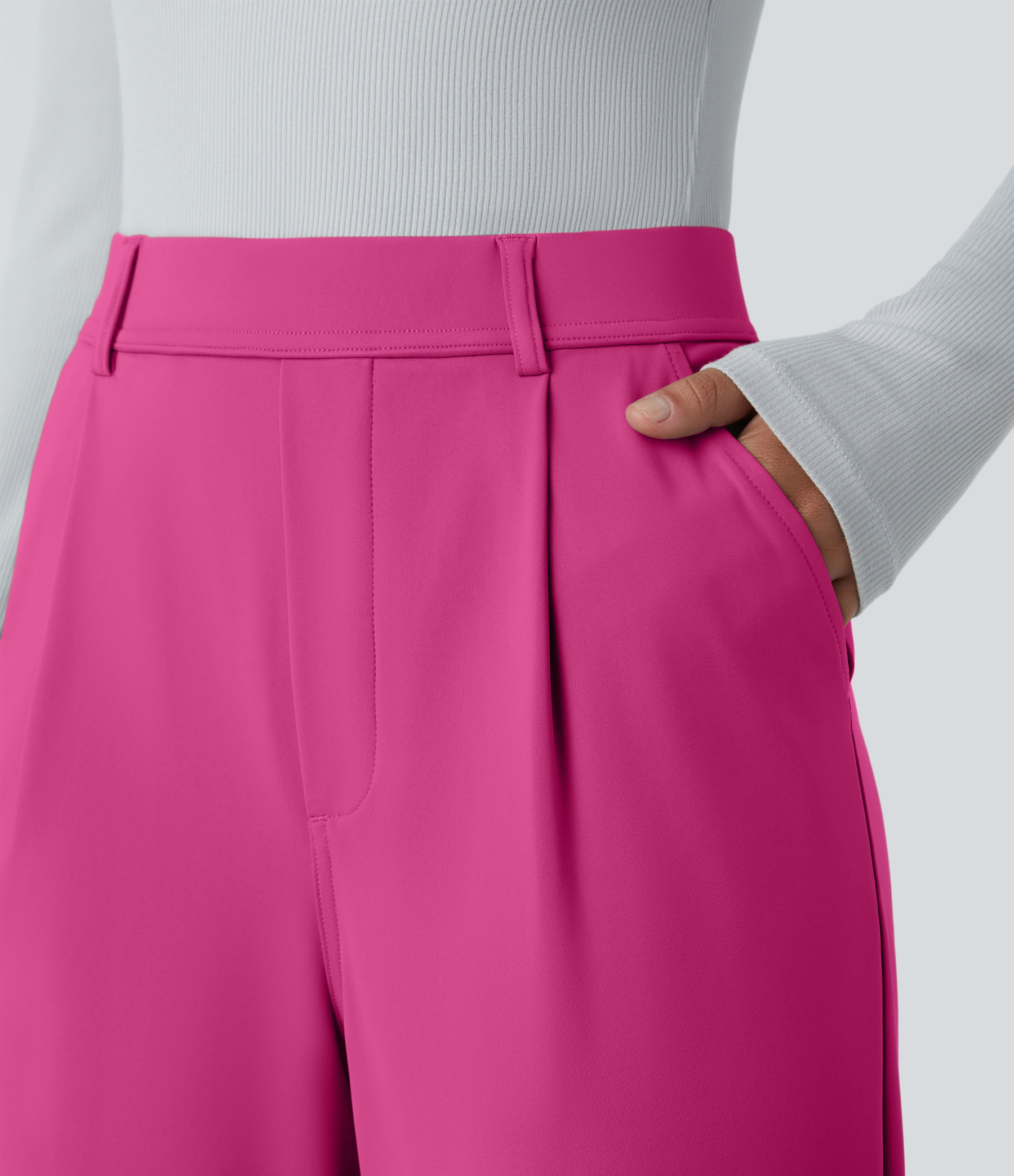 DayStretch High Waisted Pocket Work Flare Pants