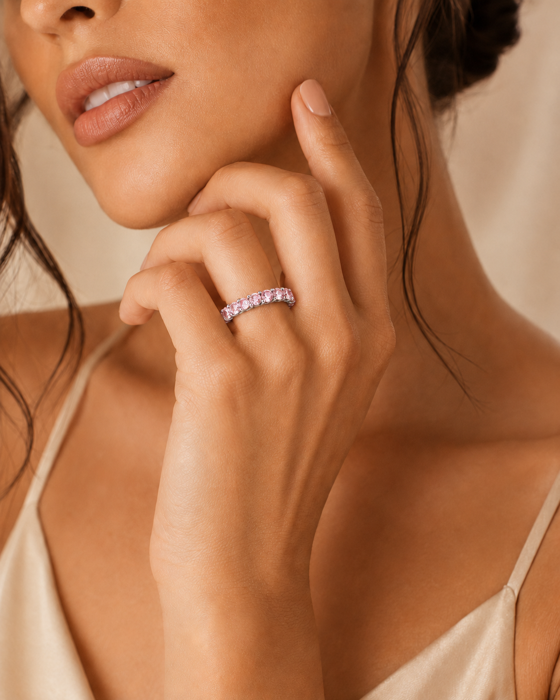 Elegant Crystal Statement Ring for Women