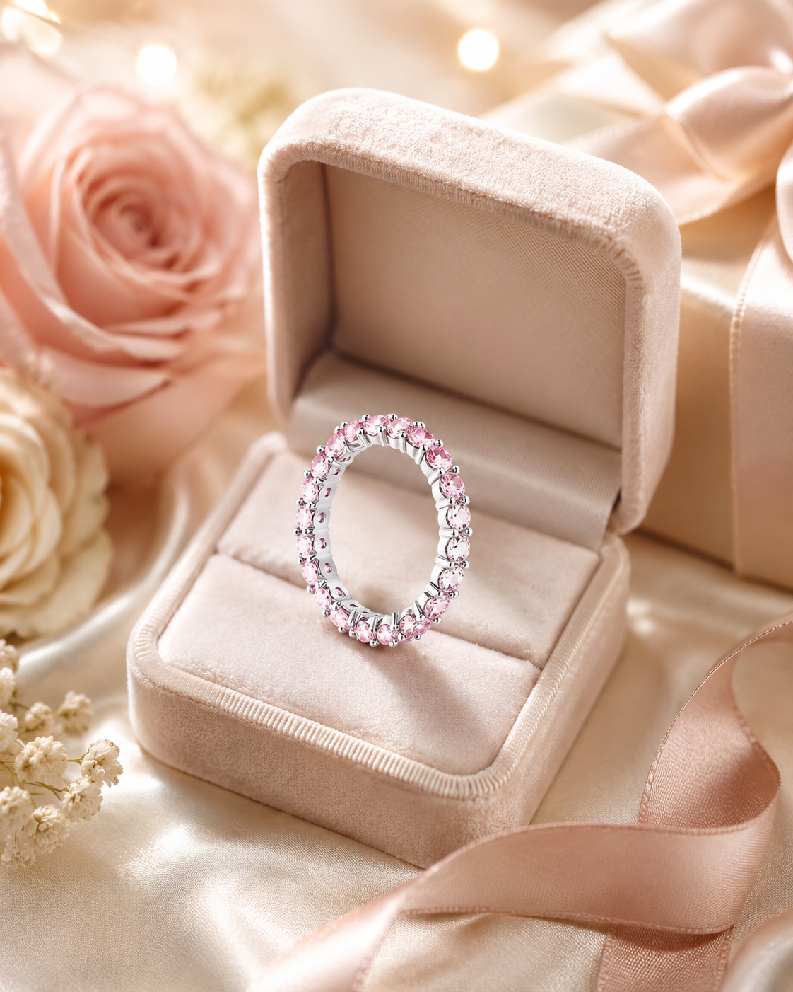 Elegant Crystal Statement Ring for Women