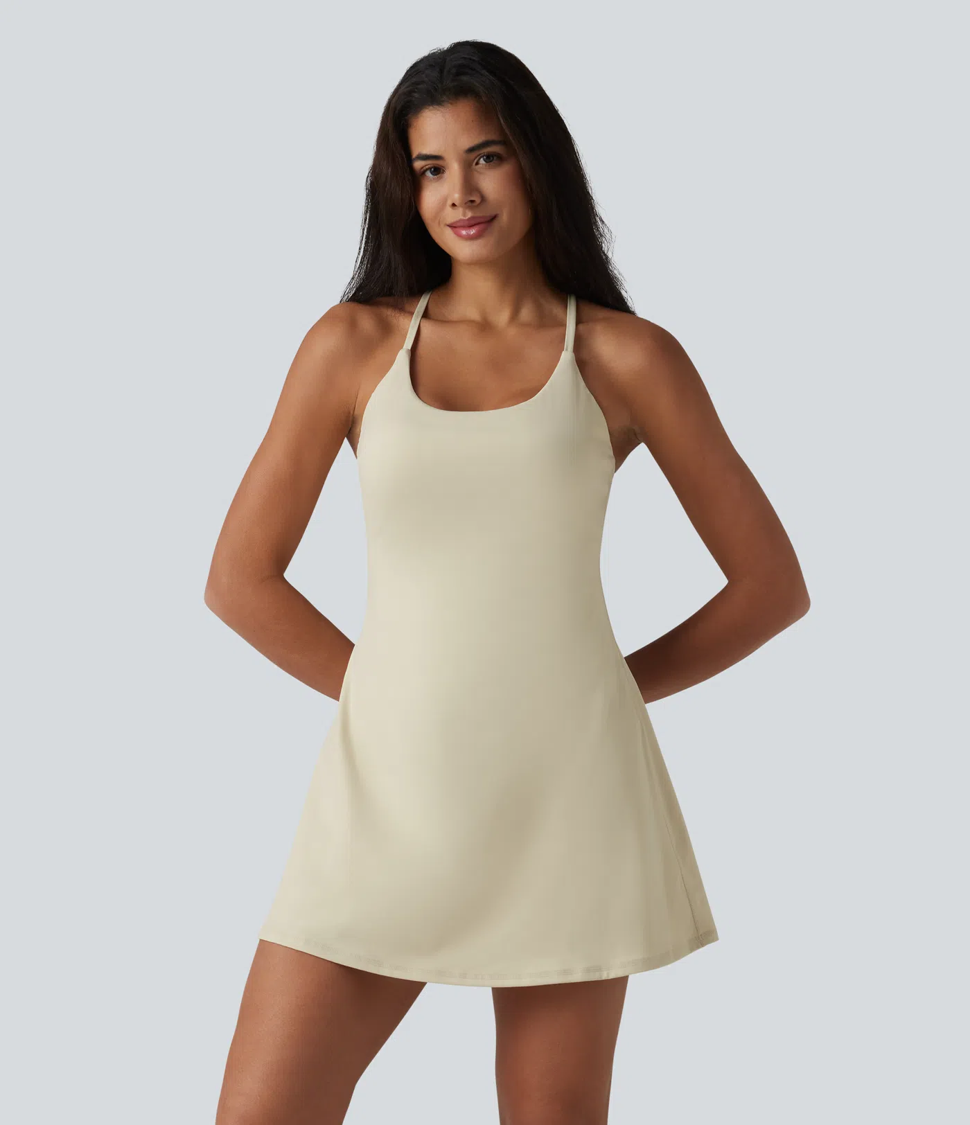 Open Back Plush Sports Dress-easy To Wear And Take Off Version
