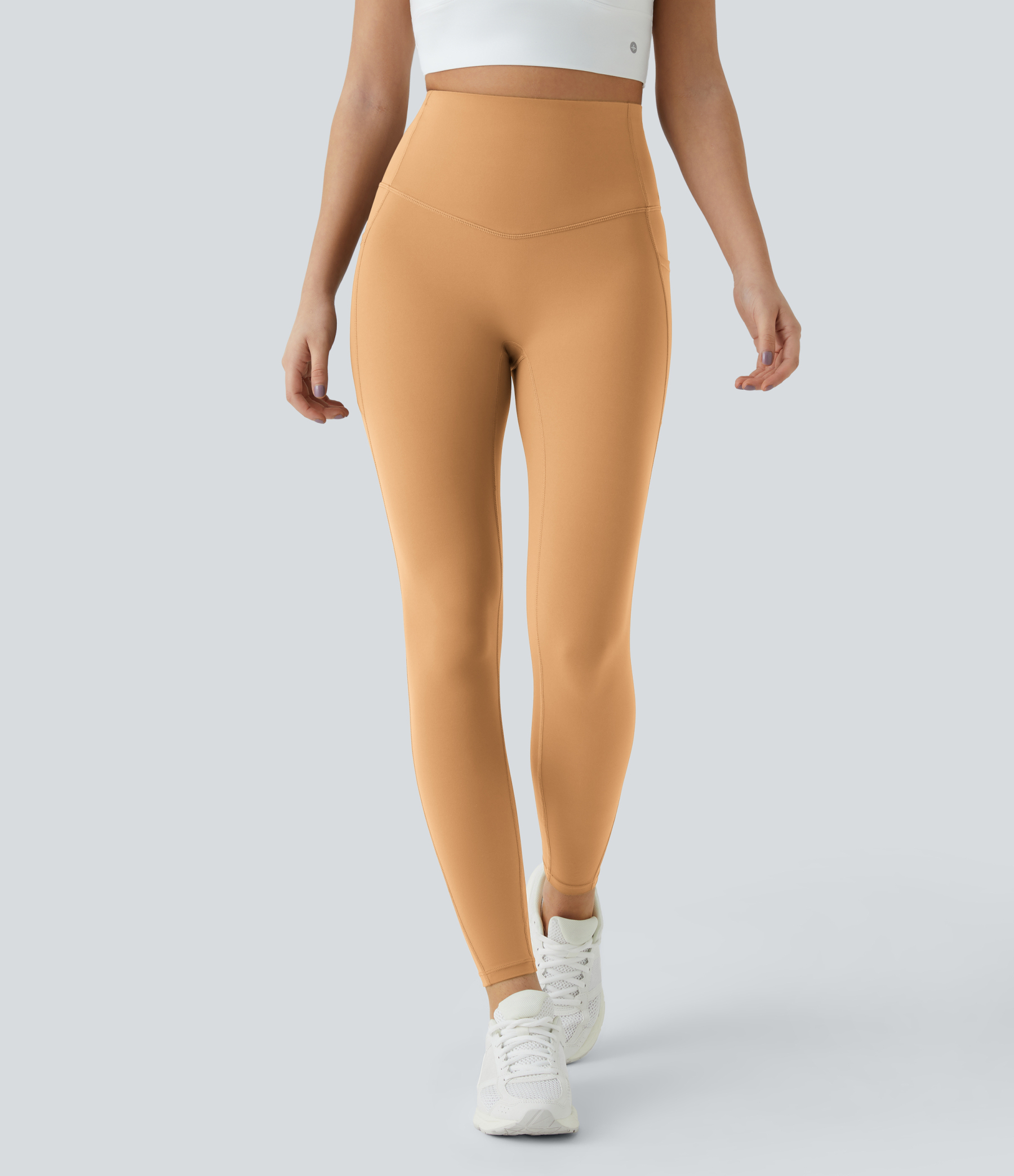 High Waisted Tummy Control Pocket Shaping Training Leggings