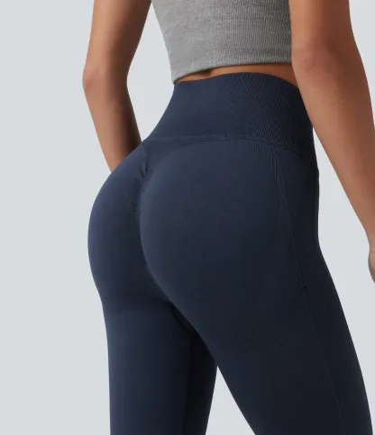 OneForm Seamless Flow High Waisted Tummy Control Butt Lifting Yoga Leggings