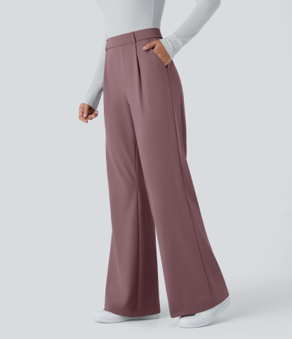 DayStretch High Waisted Pocket Work Flare Pants