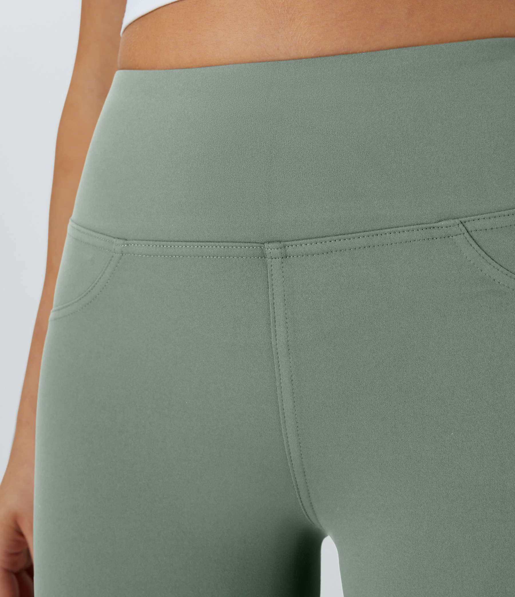 High Waisted Pocket Flare Yoga Leggings