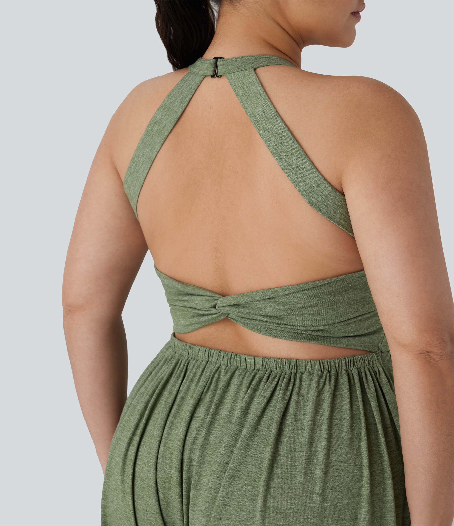 Harem Casual Plus Size Jumpsuit with Pocket-Easy Peezy Edition