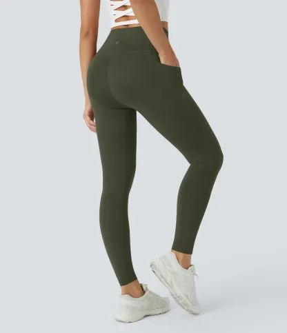 High Waisted Butt Lifting Tummy Control Pocket Shaping Workout Leggings