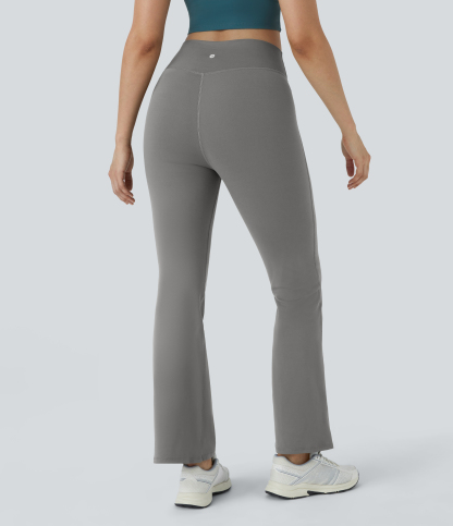 DayStretch High Waisted Crossover Flare Yoga Leggings