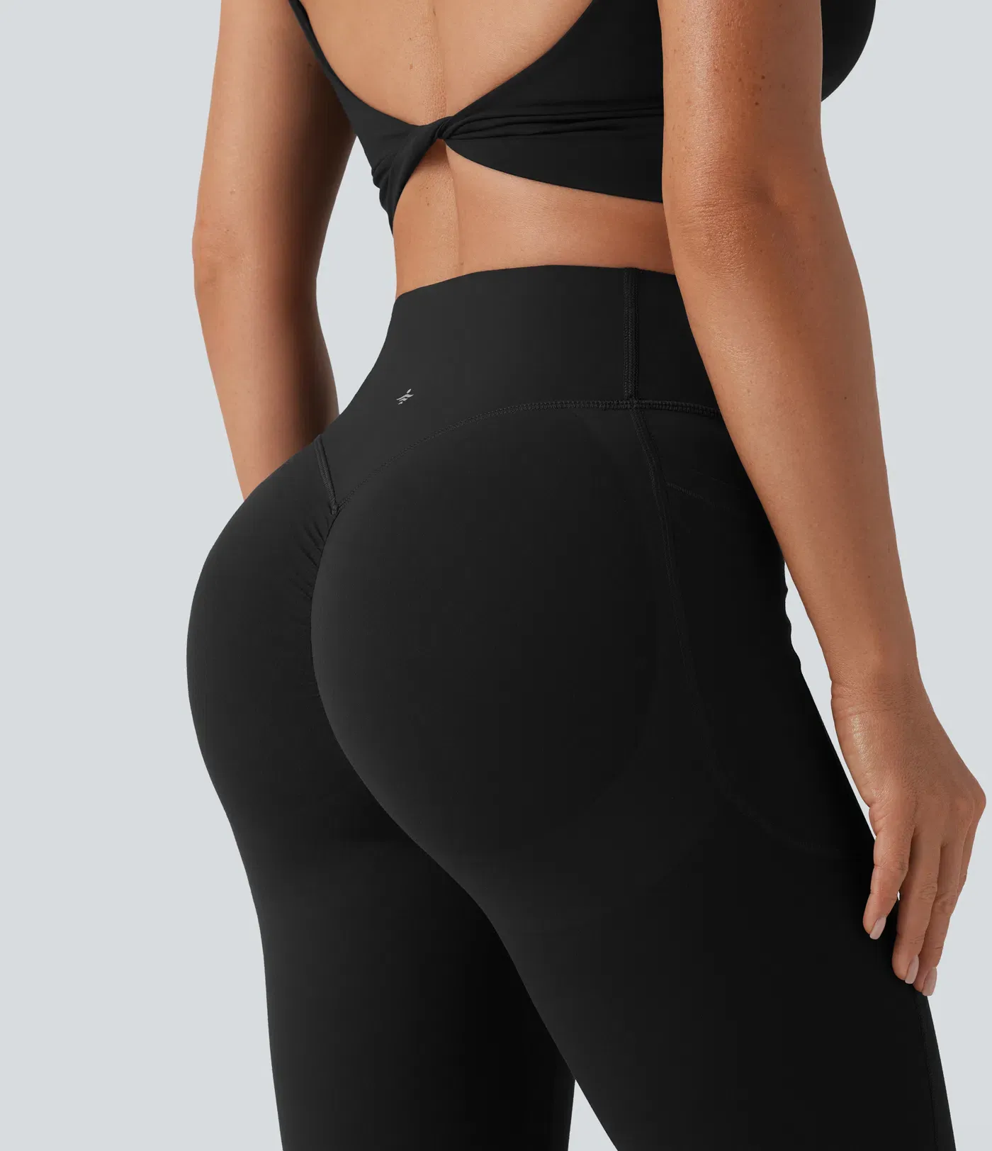 UltraSculpt™ High Waisted Scrunch Butt Lifting Tummy Control Shaping Yoga Flare Leggings with Pockets