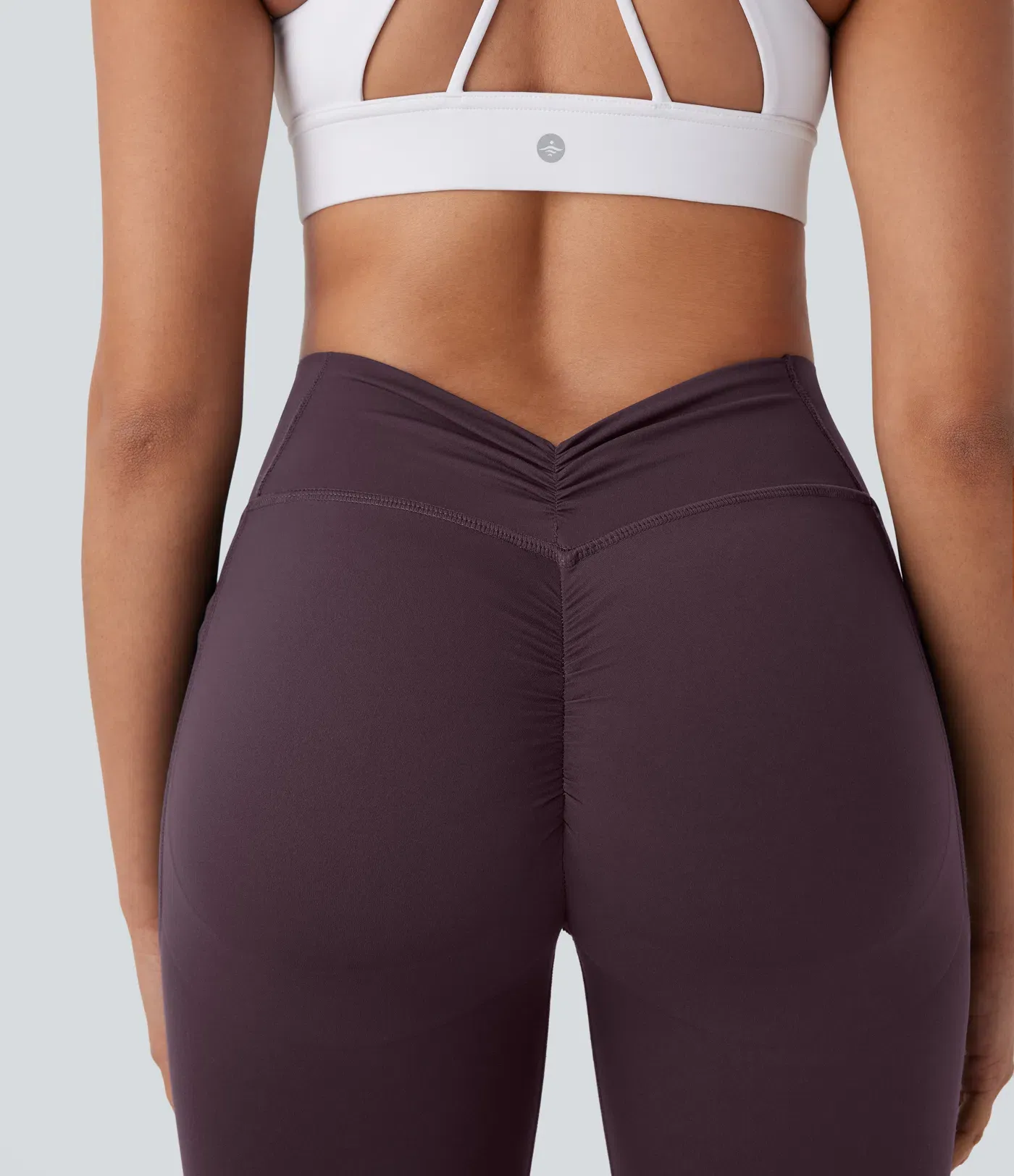 High Waisted Tummy Control Butt Lifting Ruched Pocket Shaping Yoga Leggings