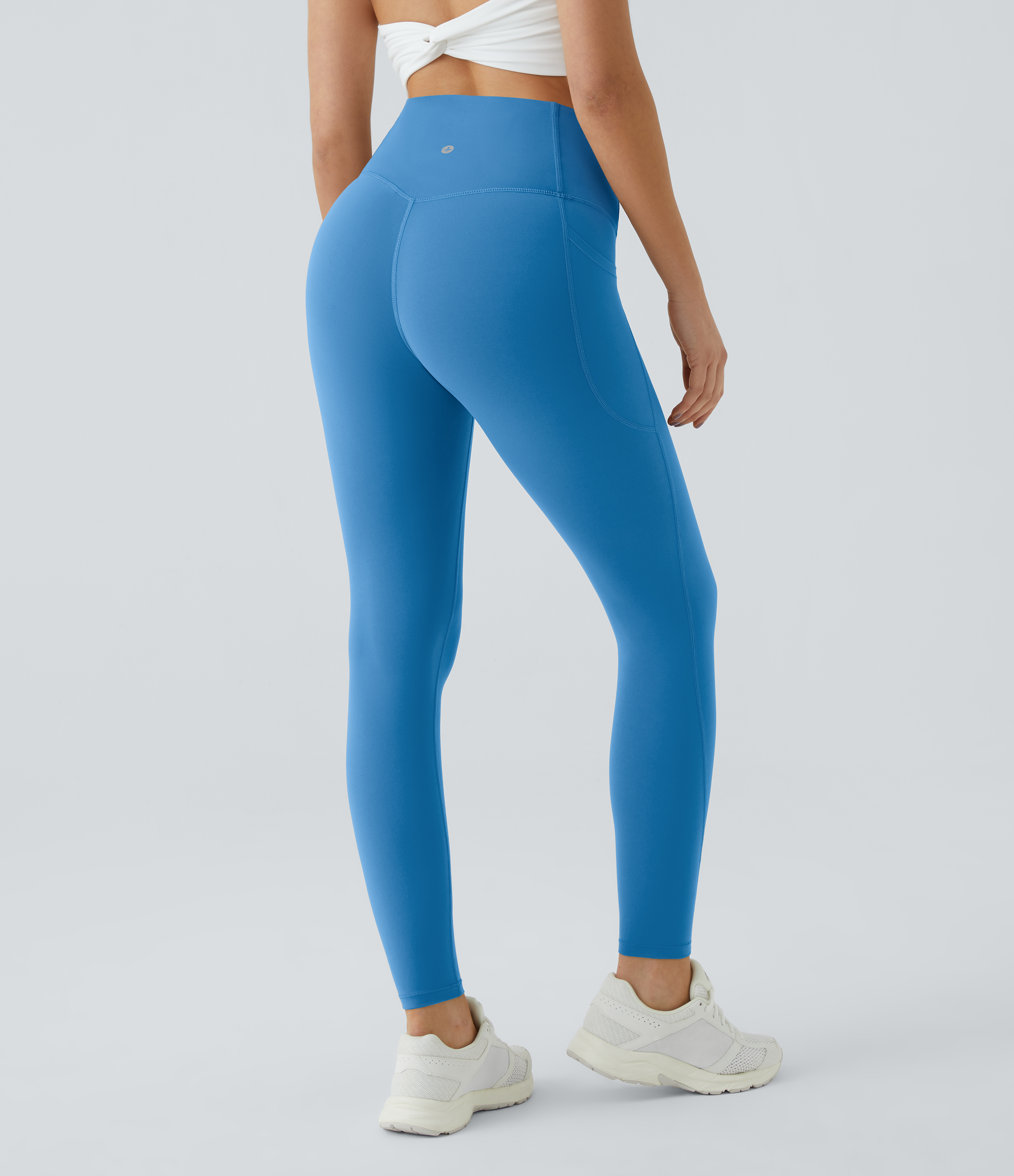 High Waisted Tummy Control Pocket Shaping Training Leggings
