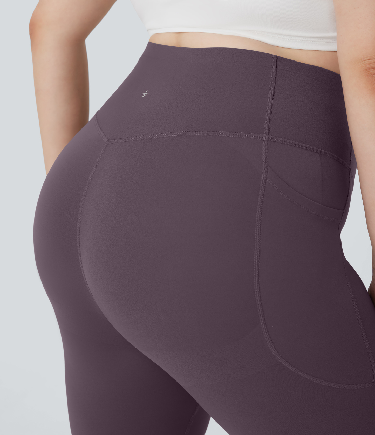 Plus Size High Waisted Butt Lifting Tummy Control Shaping Training Leggings with Pockets