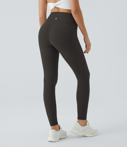 High Waisted Tummy Control Pocket Shaping Training Leggings