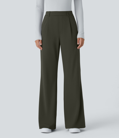DayStretch High Waisted Pocket Work Flare Pants