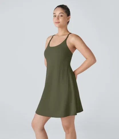 Backless Extended Plush Sports Dress-easy To Wear And Take Off Version