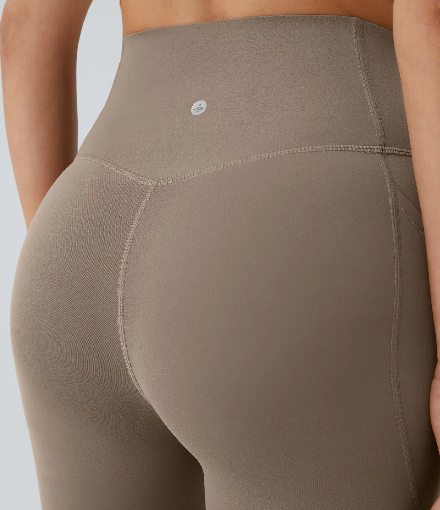 High Waisted Tummy Control Pocket Shaping Training Capri Leggings