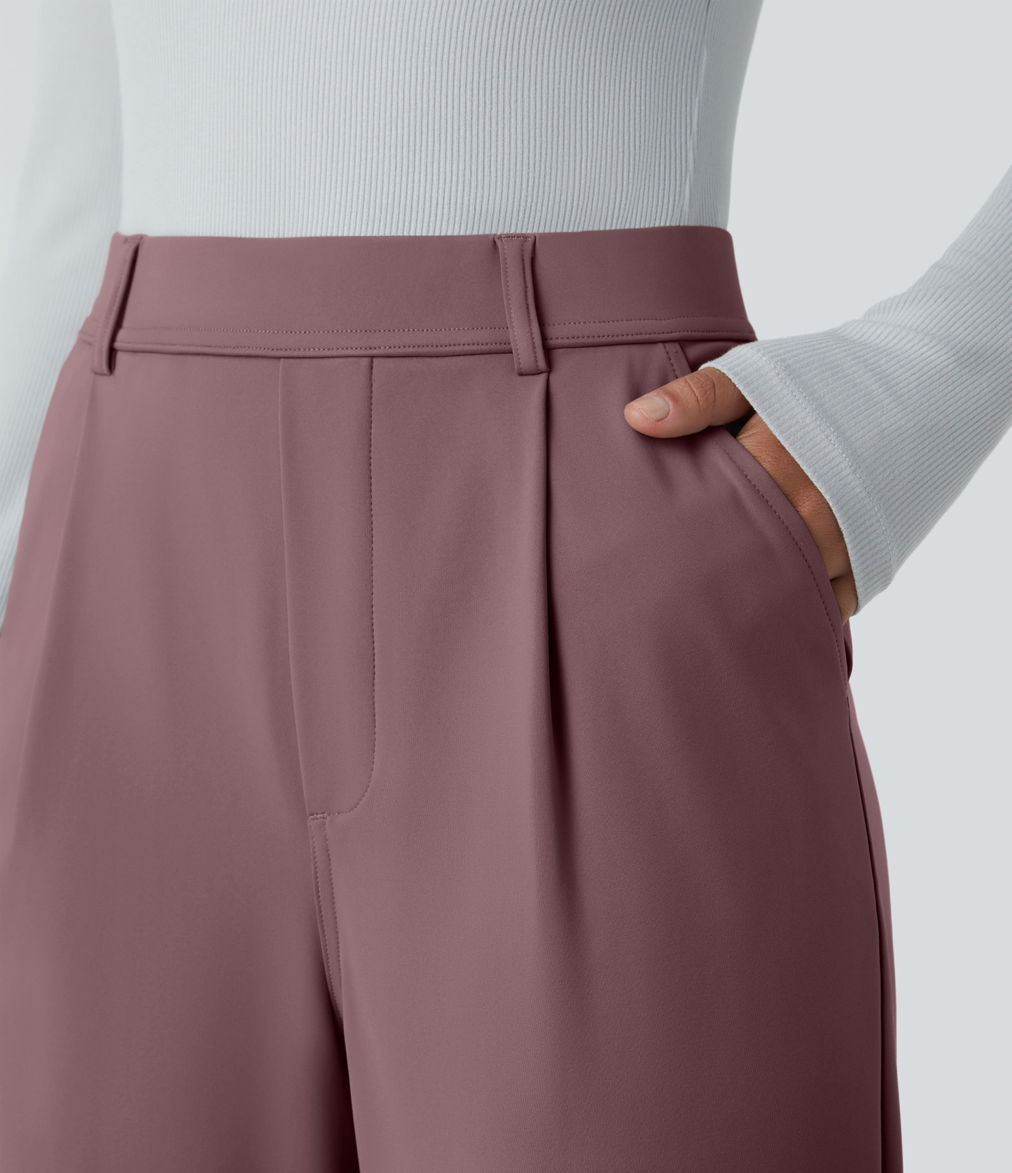 DayStretch High Waisted Pocket Work Flare Pants