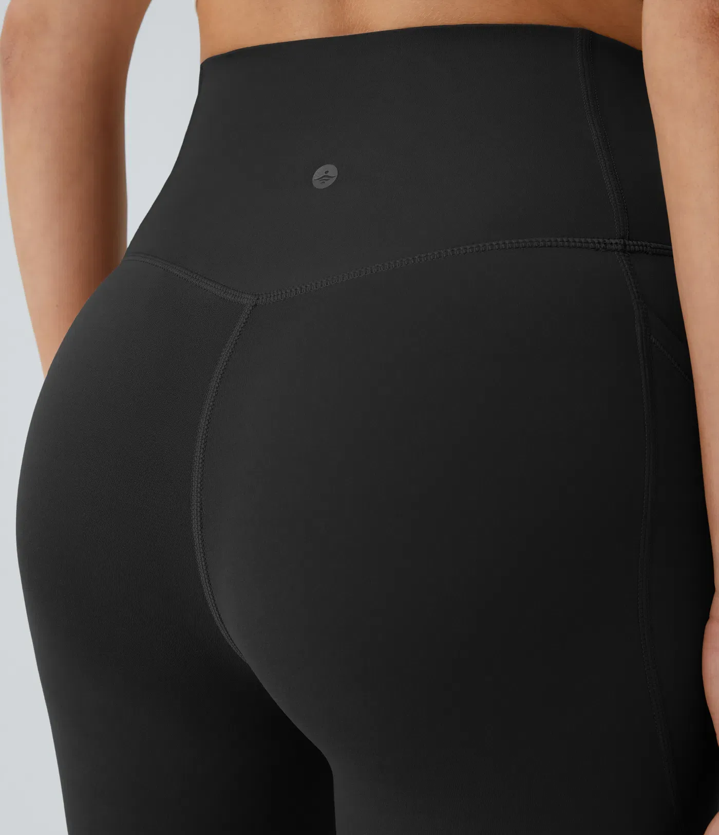 High Waisted Tummy Control Pocket Shaping Training Capri Leggings