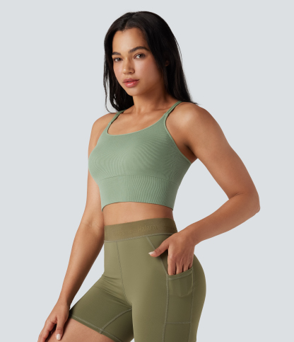 OneForm Seamless Flow Low Support Yoga Sports Bra