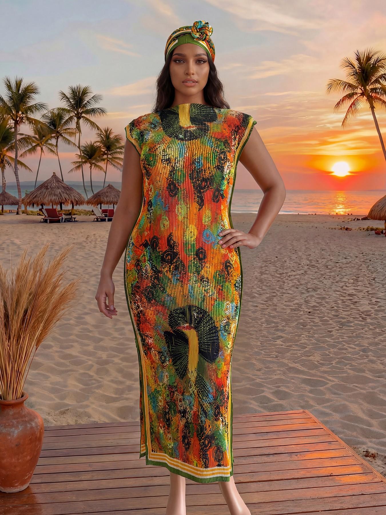 Women's Elegant Animal Print Lightweight Beach Sun Protection Shawl, Scarf, All Seasons Fashion, Accessory, Womenswear, Lady, Beach Outdoor Wear, Cover Ups, Beach Coverup, Beachwear Cover Up, Swimsuit Cover Up, Swimwear Cover Up, Summer Coverup
