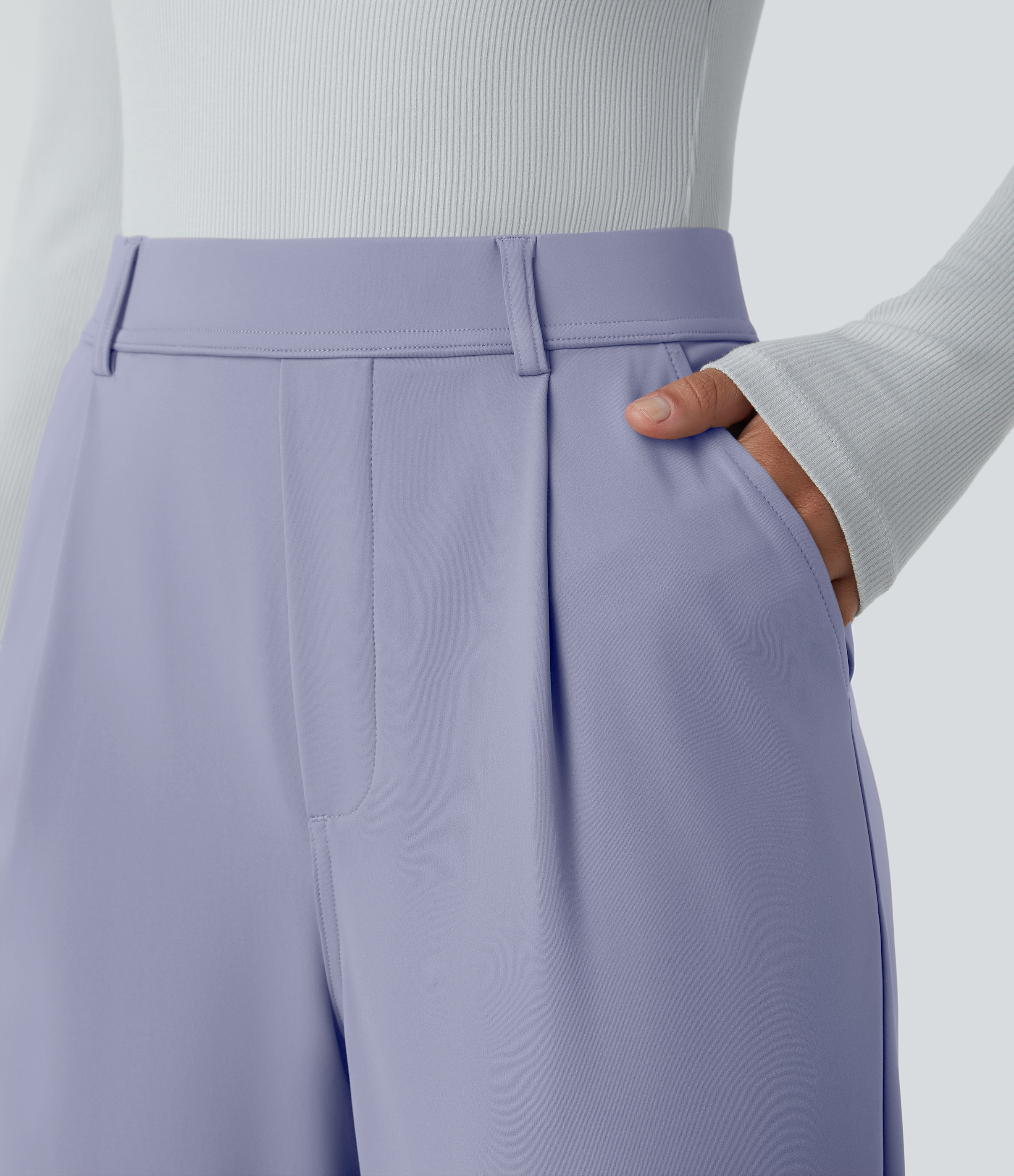 DayStretch High Waisted Pocket Work Flare Pants