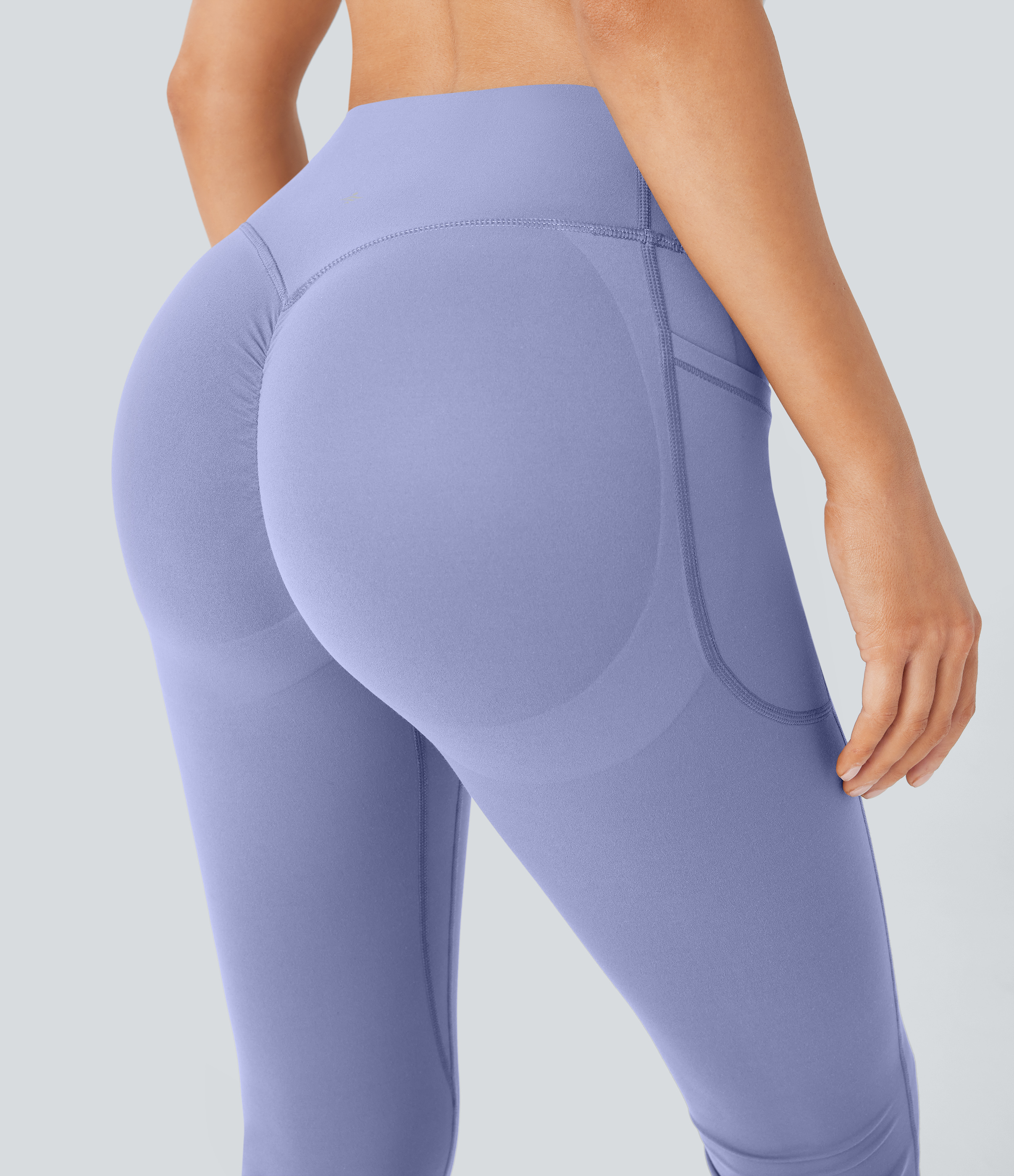 High Waisted Scrunch Butt Lifting Tummy Control Pocket Shaping Yoga Bootcut Leggings