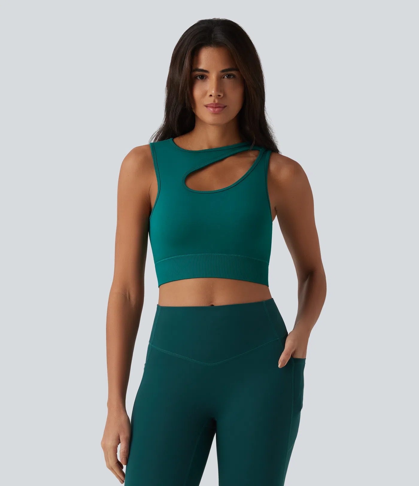 OneForm Seamless Smooth Opening Built-in Bra Yoga Vest