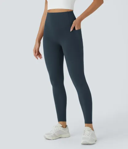 High Waisted Butt Lifting Tummy Control Pocket Shaping Workout Leggings