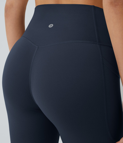 High Waisted Tummy Control Pocket Shaping Training Leggings