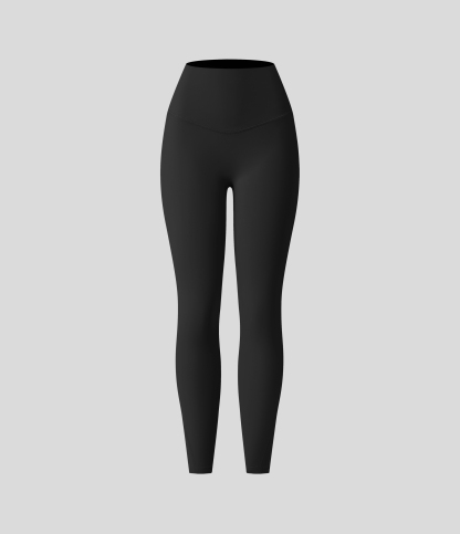 High Waisted Tummy Control Pocket Shaping Training Leggings