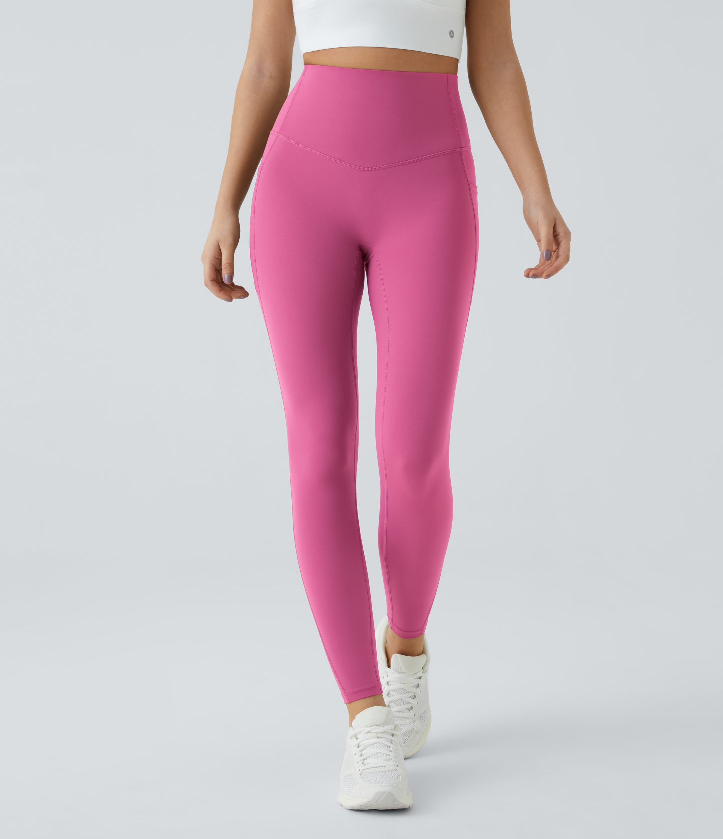 High Waisted Tummy Control Pocket Shaping Training Leggings