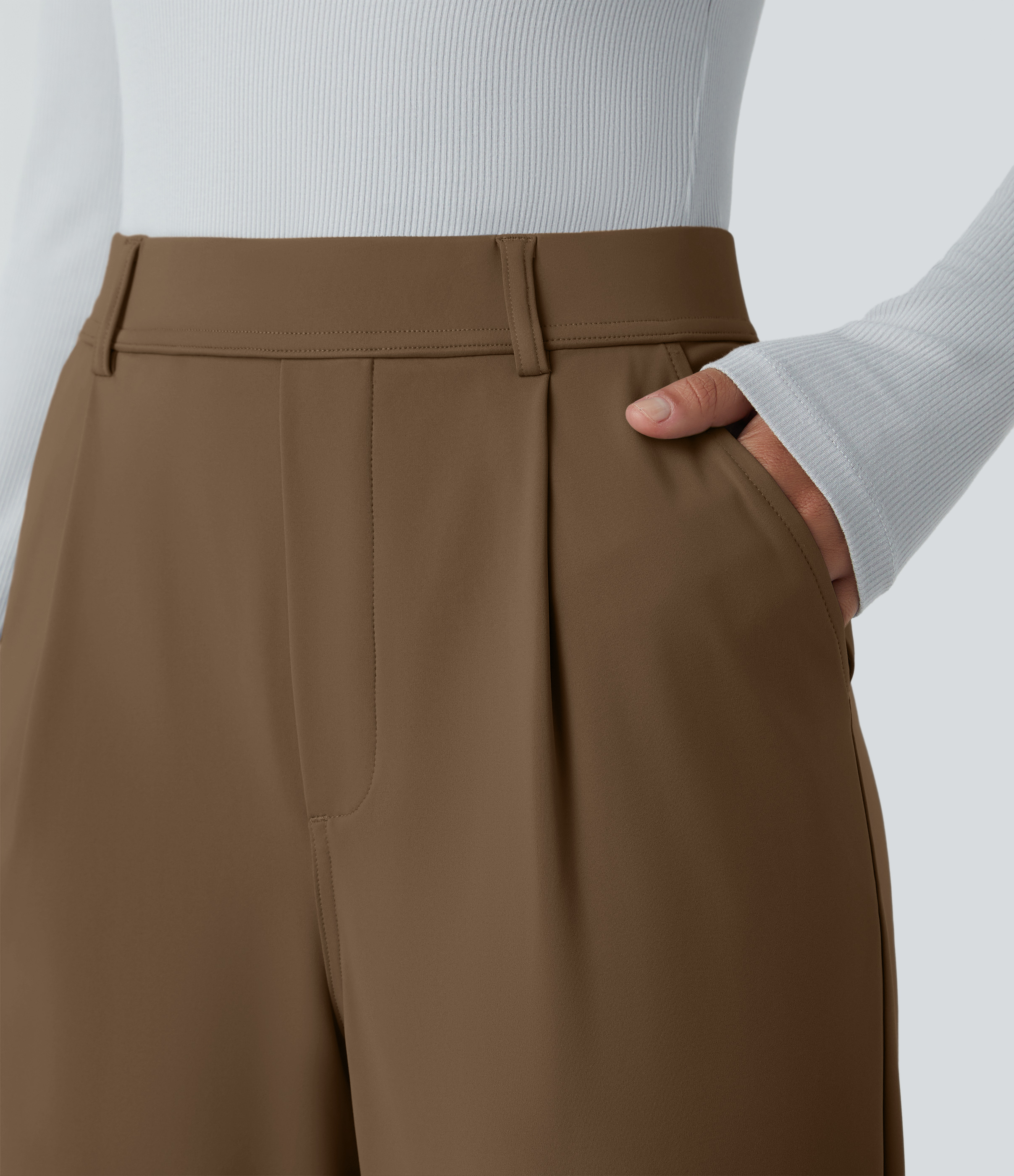 DayStretch High Waisted Pocket Work Flare Pants