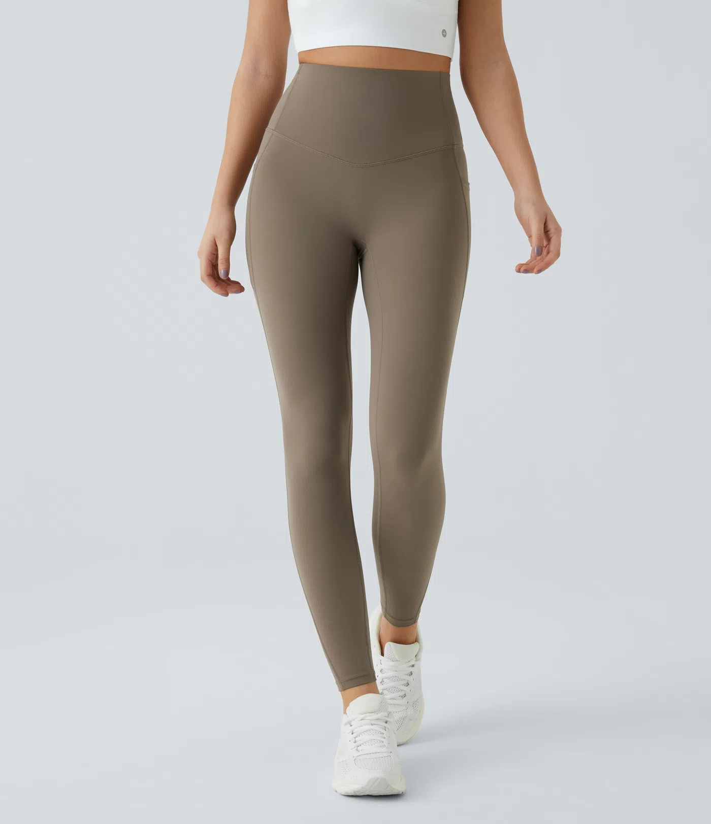 High Waisted Tummy Control Pocket Shaping Training Leggings