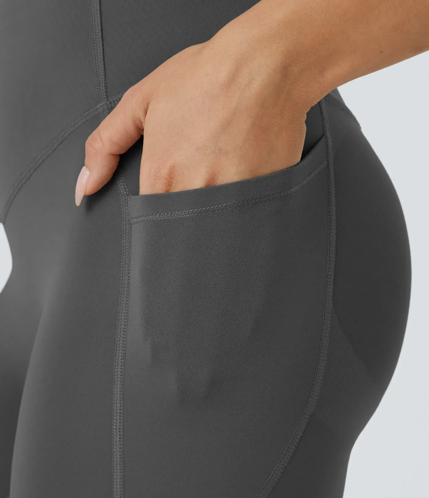 High Waisted Butt Lifting Tummy Control Pocket Shaping Workout Leggings