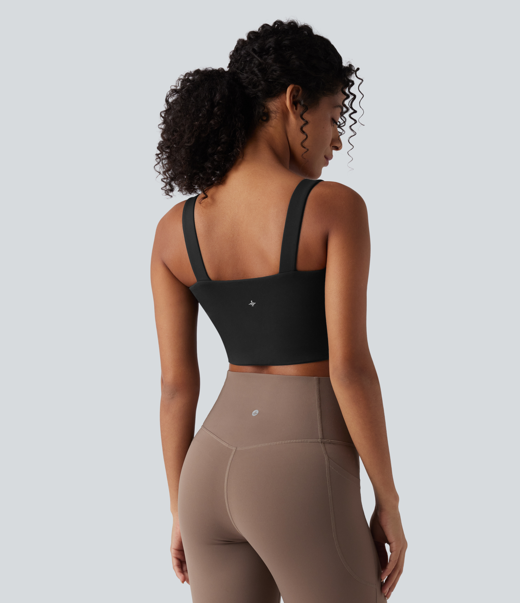 Low Support Push-Up Yoga Sports Bra D-F Cups