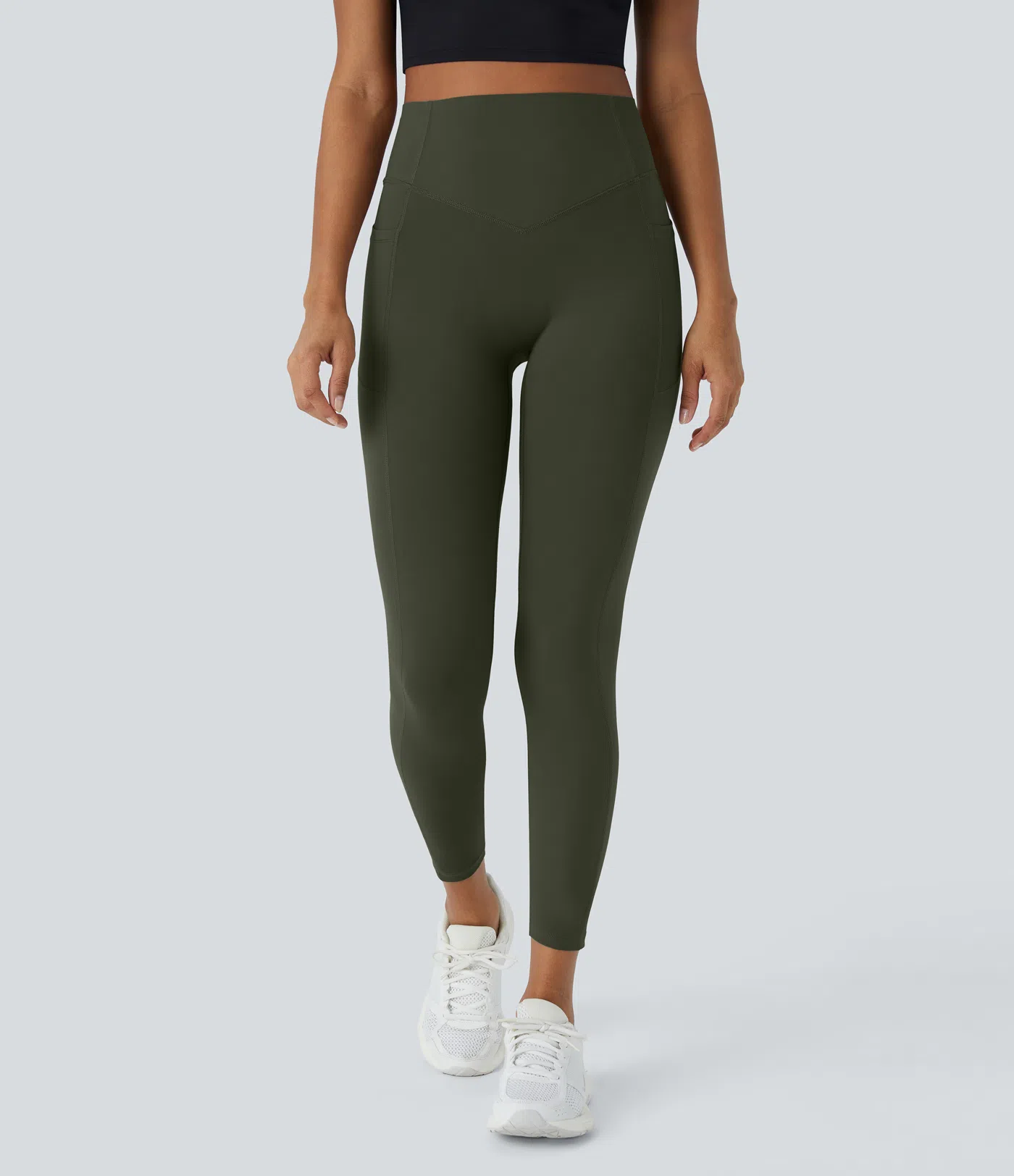High Waisted Scrunch Butt Lifting Tummy Control Pocket Shaping Training Leggings