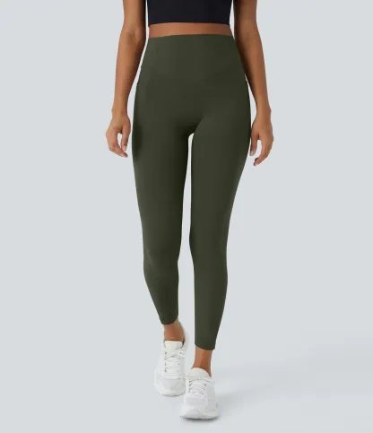 High Waisted Scrunch Butt Lifting Tummy Control Pocket Shaping Training Leggings